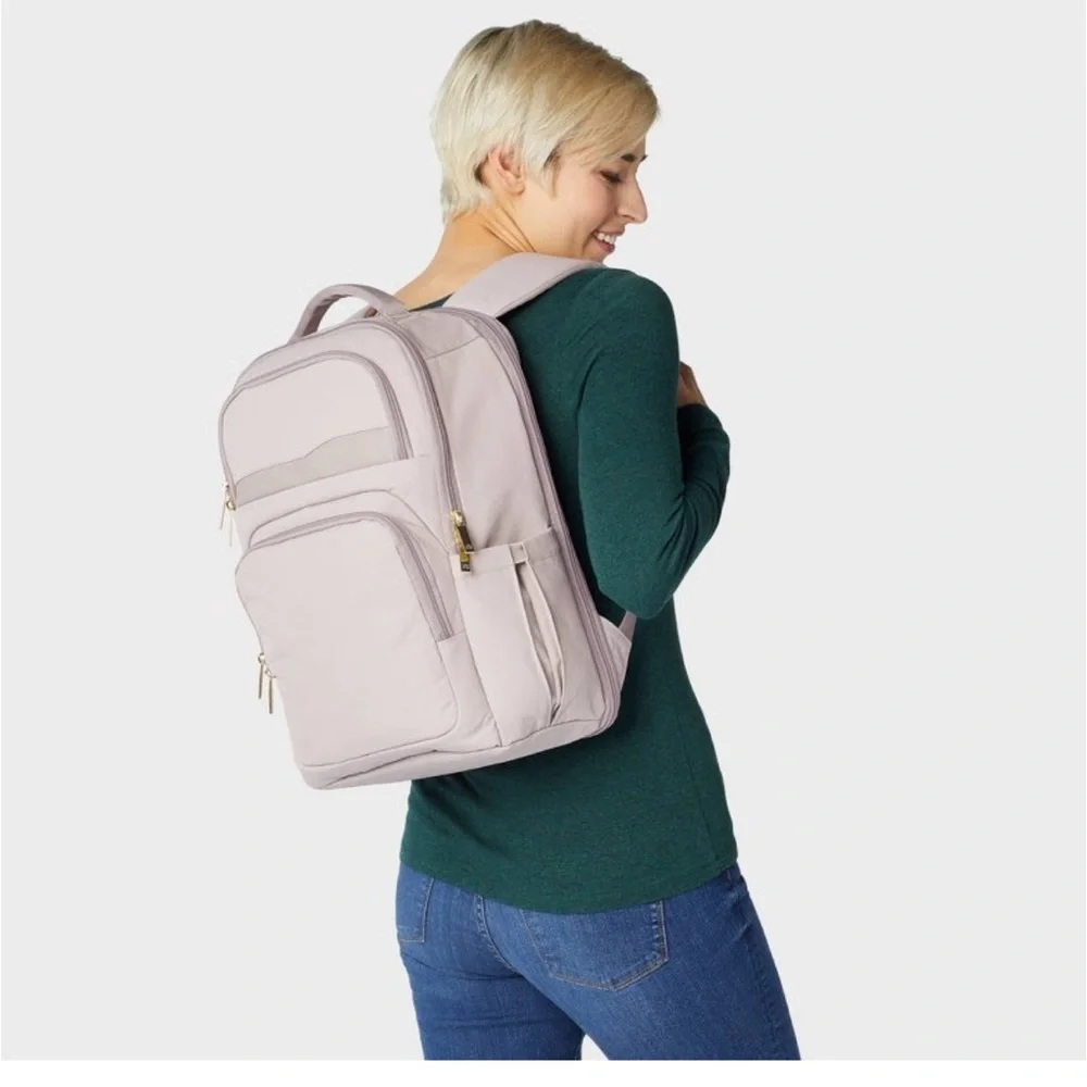 Signature Day Trip Backpack | Open Story| Taupe| NWOT - Picture 2 of 9